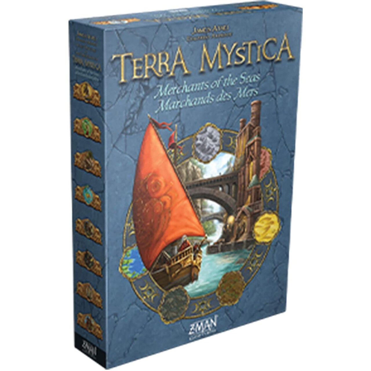 Capstone Games: Terra Mystica: Merchants of the Seas - Expansion to Terra Mystica Strategy Board Game, 2-5 Players, Ages 14+, 120 Min Game Play